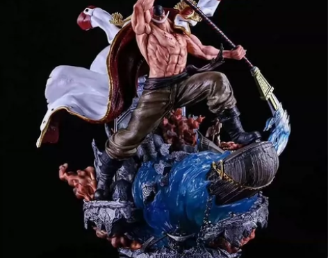 海贼王，白胡子可以发光，高约40cm，高品...