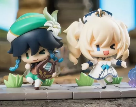 全新包邮原神蒙德战场英姿手办周边可莉温迪玩...