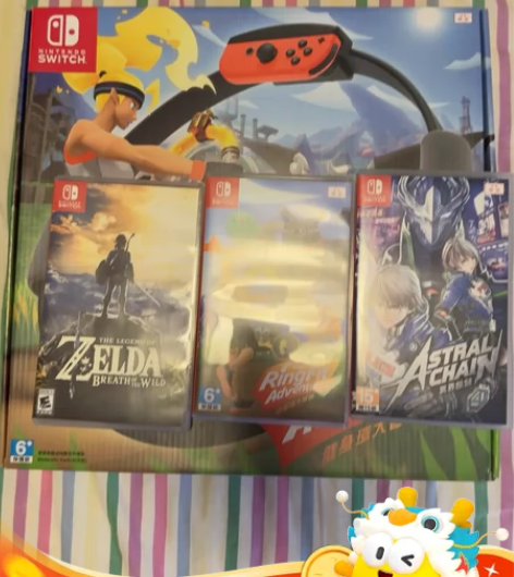 任天堂Switch 游戏 塞尔达 健身环 ...