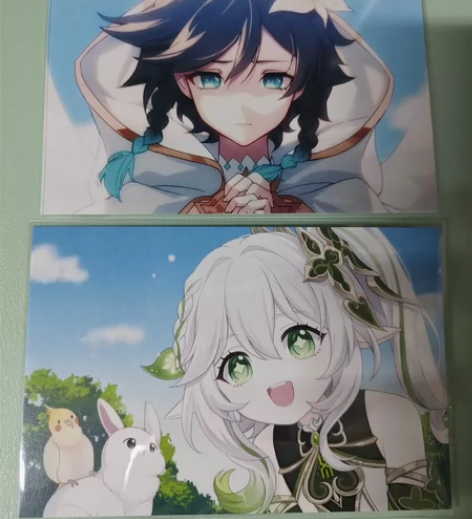 「出」原神同人谷明信片 喵之宝库(喵太社)...