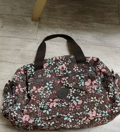 旅行包 手提 还挺大的 二手转卖 拉链没坏...