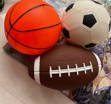 哈哈球婴幼儿手抓球拍拍球训练球套装儿童足球...