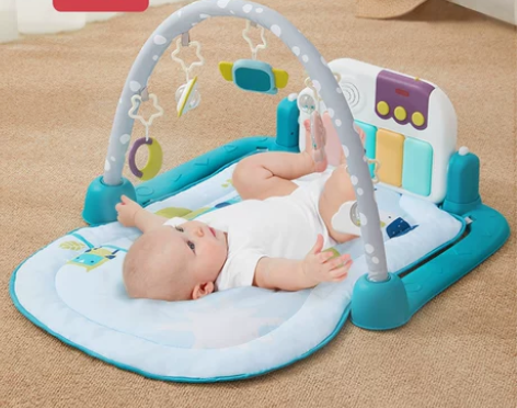 【狂欢价】贝恩施婴儿脚踏琴钢琴健身架器新生...