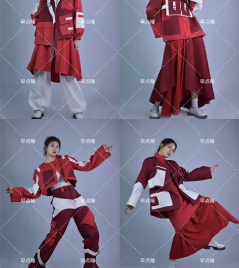 出服装设计系列成衣+效果图/灵感版/色彩面...