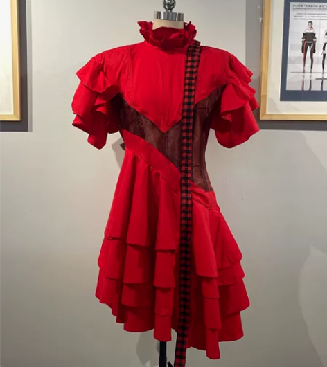 服装设计作业 服装结构设计作业 鱼骨结构...