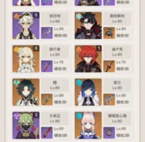 原神 出号 之前是自己大号在玩，现在退坑了...