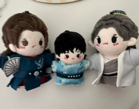 岭10cm海星体旧版脸比较正一家三口有成岭...