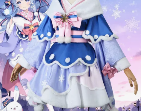 【出】【大全套】2023雪初音cos服+鞋...