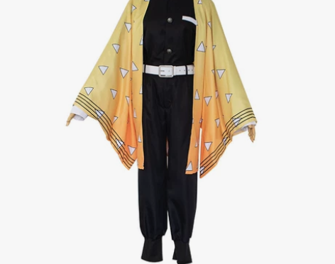 漫衣尚我妻善逸cos服＋假发（无腰带和木屐...