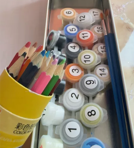 18.5cm26cm 手绘彩铅16开 接宠...