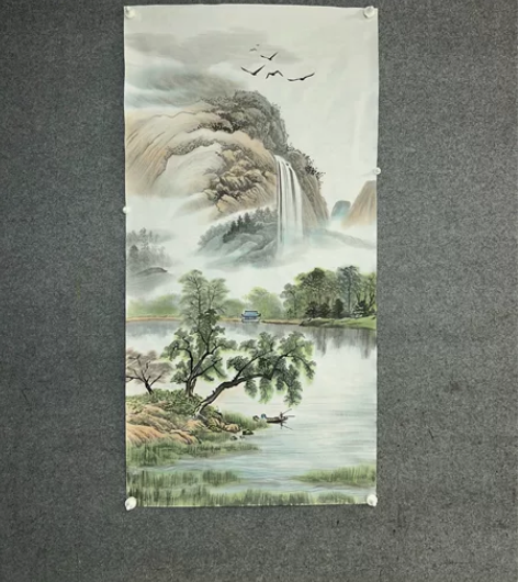 国画代画私人订制国画，山水花鸟人物均可来图...