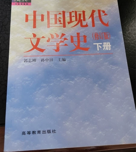 中国现代文学史  郭志刚 上下两册 正版二...