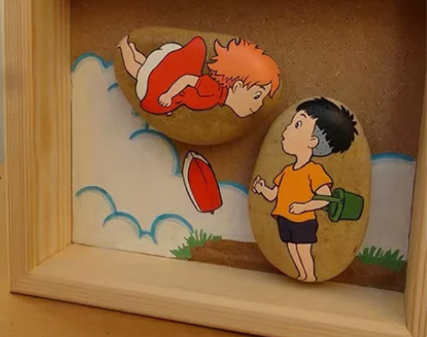 情人节礼物创意酒柜摆件悬崖上的金鱼姬宫崎骏...