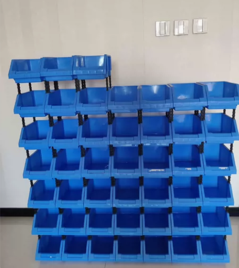 组合式斜口物料盒螺丝盒 组立货架盒工具收纳...
