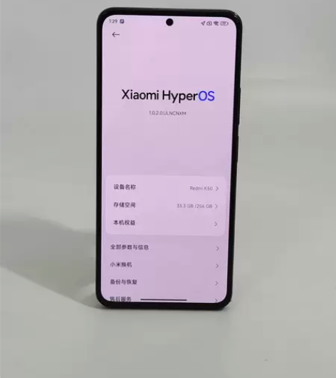 8新 小米红米手机 K50(5G) 墨羽 ...