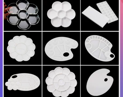 调色盒盘 国画调色盘调色碟卫庄大三线调色板...