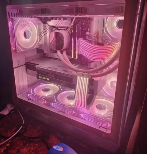 台式电脑主机3080技嘉纯白10g显卡 c...