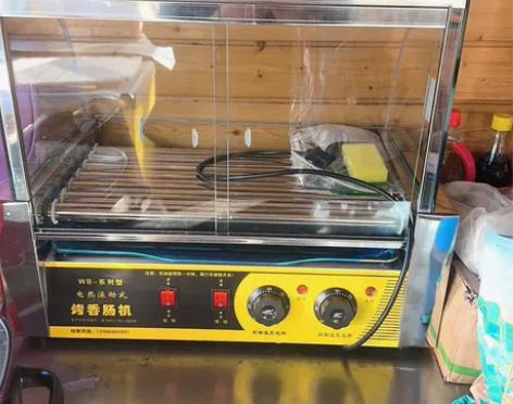 台湾热狗机烤肠机商用小型全自动烤香肠机家用...