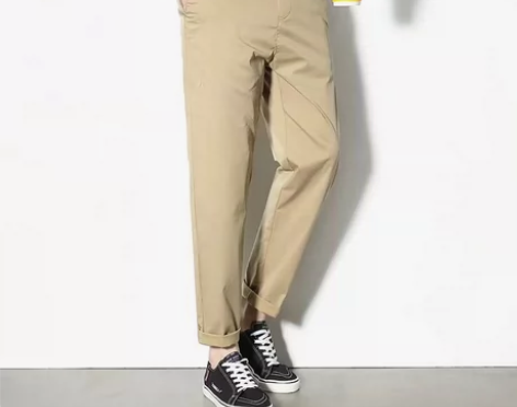 雅戈尔正品春秋季直筒休闲裤男修身小脚轻商务...