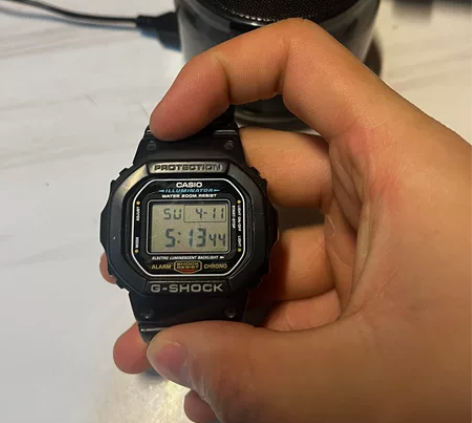 卡西欧gshock小方块手表男头文字d方形...