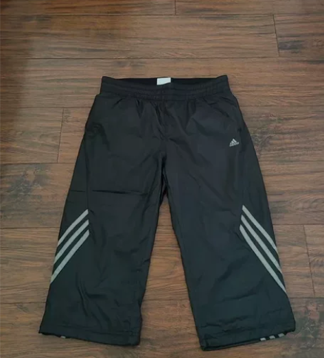 阿迪达斯adidas女子运动休闲七分裤  ...