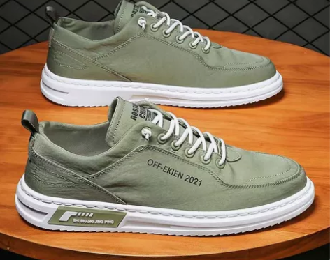 鞋子男2024春夏季新款透气帆布鞋男耐磨轻...