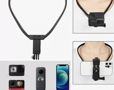 挂脖支架，手机自拍，运动摄相机挂脖，SJC...