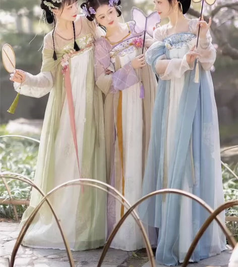 玉术【春烟里】原创汉服女齐胸襦裙唐制春夏薄...