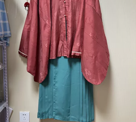 出一套明制汉服，立领马面包邮非偏远 马面：...