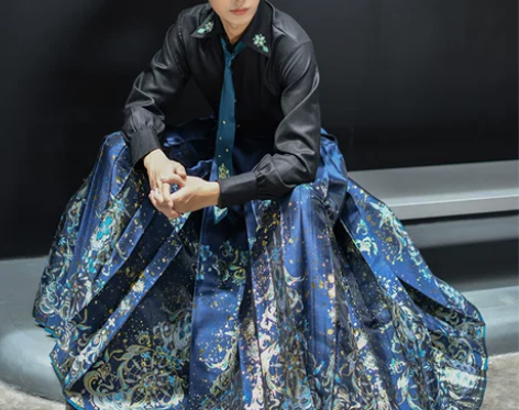 静宇丨如梦霓裳原创改良汉服男装夏季买马面裙...