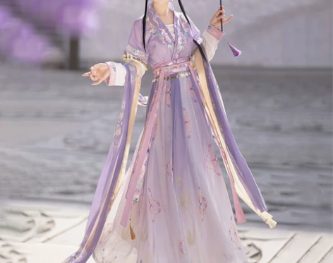 妃亦坊原创汉服【拂铃花】唐制齐腰唐褙子襦裙...