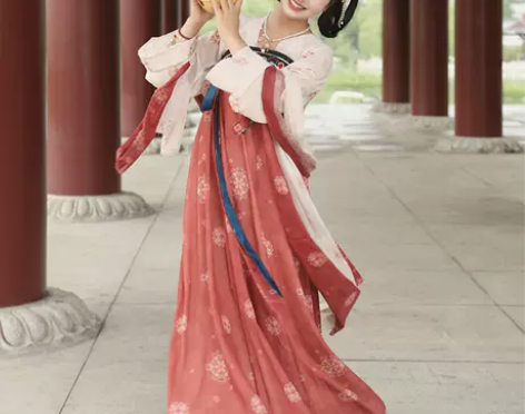 明月坊予夏原创正品汉服女春夏唐制齐胸襦裙日...