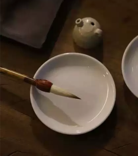 笔舔/碟盘/杯托/壶承民国白釉柴烧 窑口 ...