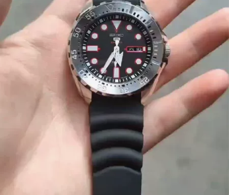 SEIKO精工手表男5号红牙水鬼全自动机械...