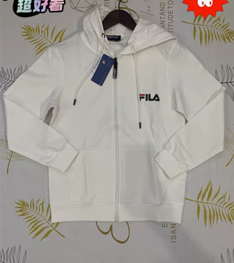 【清仓处理】斐乐FILA纯棉开衫卫衣春秋男...