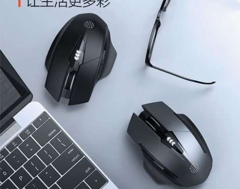 英菲克PM6可充电无线鼠标蓝牙静音无声办公家用笔记本电脑男便携