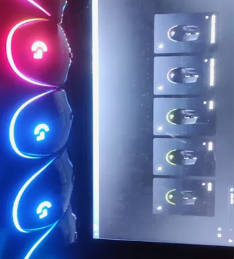 罗技g102鼠标 一代二代都有,鼠标为修复...