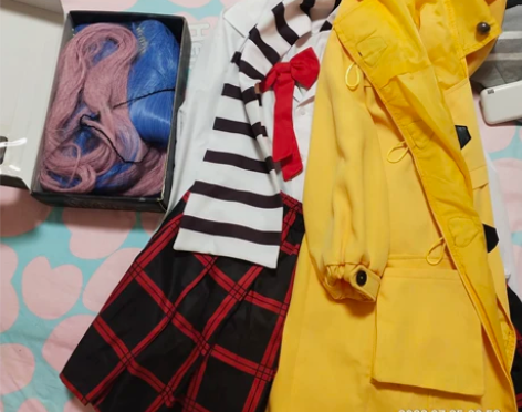 王者荣耀孙尚香时之恋人cos服 假毛有点炸...