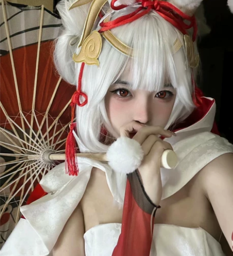 全新暗纹公孙离祈雪灵祝cos服全套含假发送...