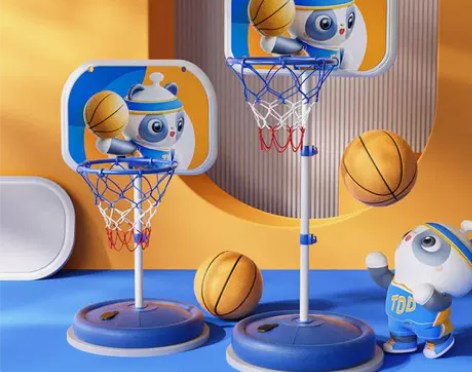 淘嘟嘟儿童篮球架可升降投篮框家用室内1一3...