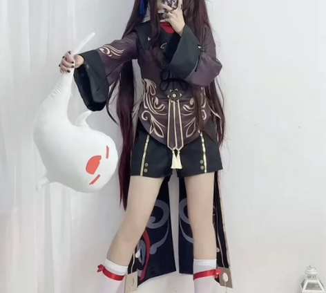 原神cos胡桃cos服装大全套!胡桃鞋子胡...