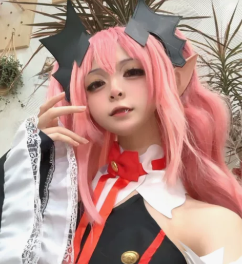 克鲁鲁COS服S码大全套加假发 衣服本体+...