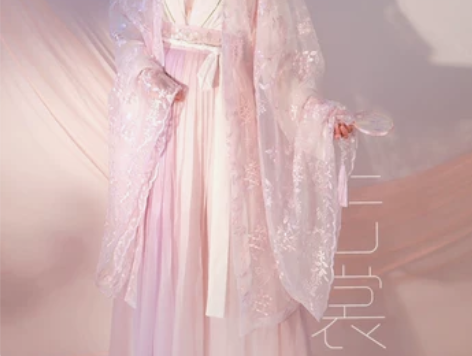 【云裳纪 律吕迢扬】春樱粉紫六米摆一片式齐...