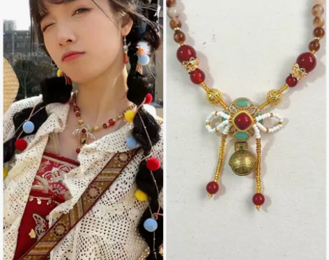 十三余小豆蔻儿[古岭红梅]同款项链十三余阿...