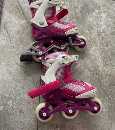 #Decathlon/迪卡侬 可调节溜冰鞋...