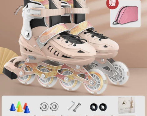斯威溜冰鞋儿童轮滑鞋初学者男孩男童女童旱冰...