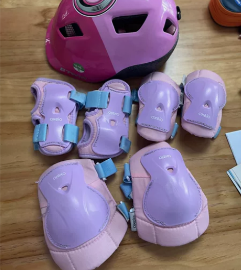 迪卡侬 oxelo 轮滑鞋溜冰鞋儿童初学者...