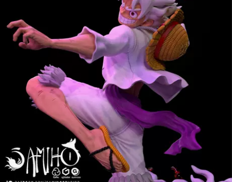 【自动秒发】海贼王五档路飞模型文件3D打印...