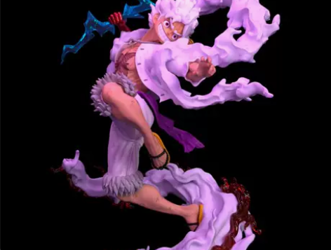 海贼王尼卡路飞3d模型文件 身体纹理细节都...