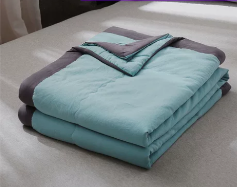 夏天水洗棉空调被夏凉被子薄款可机洗可水洗单...